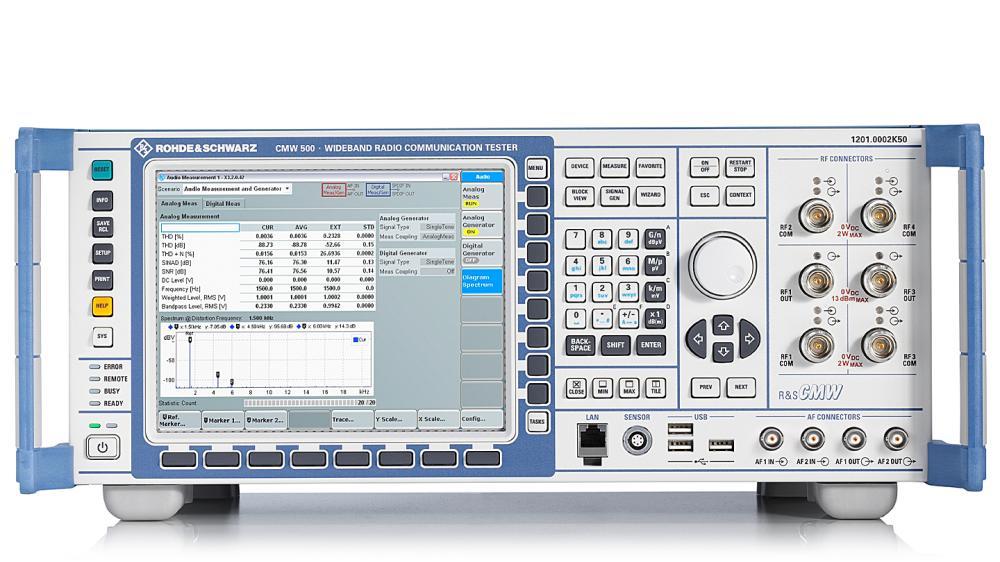 ����|�޵���ʩ�ߴ� CMW500 �������ߵ�ͨ�Ų�����/R&S����ͼ