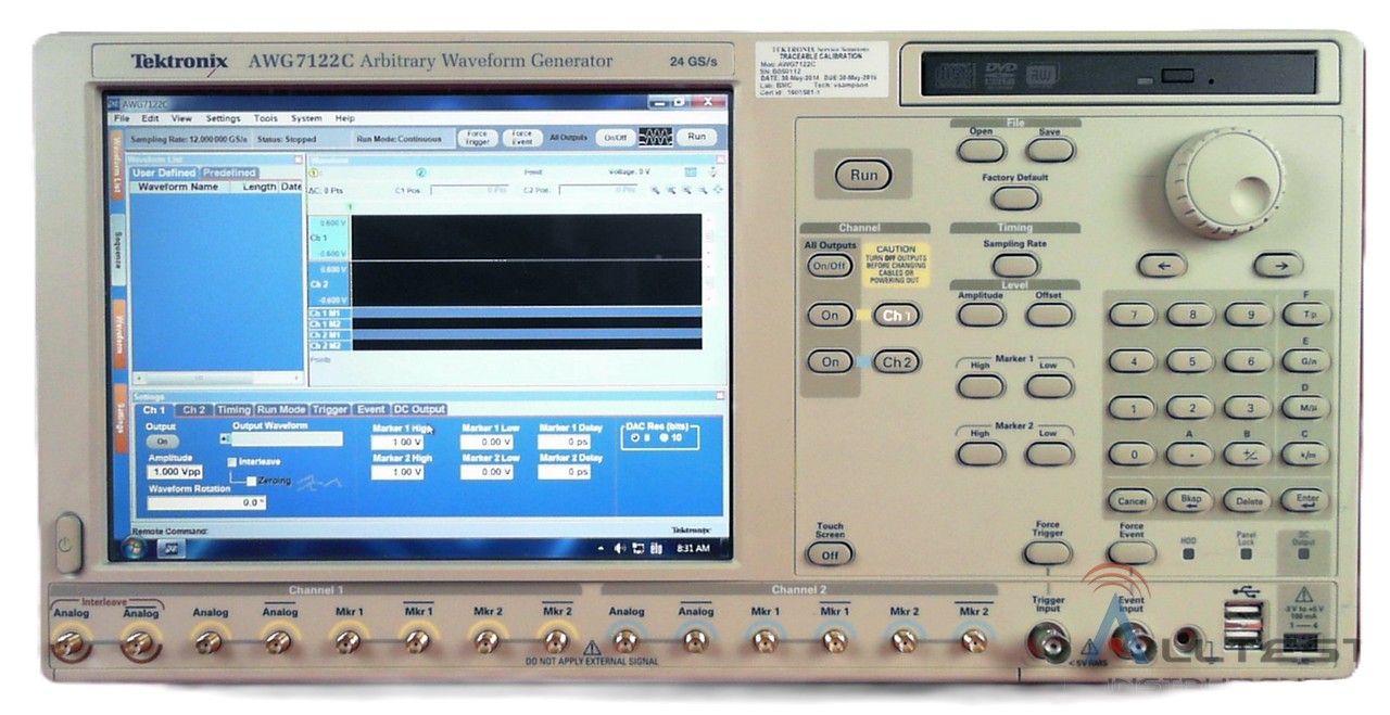 |̩ AWG7122C Ⲩη/Tektronixͼ