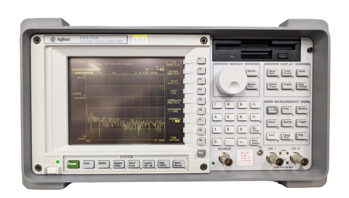 Agilent	35670A  ̬źŷ/Agilentͼ
