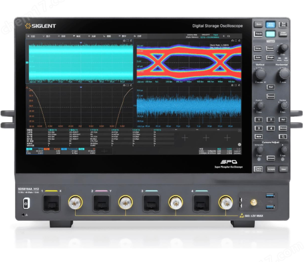 ���ۡ����� | SIGLENT ���� SDS8084A H12 8GHz ��ͨ�� 12bit �߷ֱ�������ʾ����/��������ͼ
