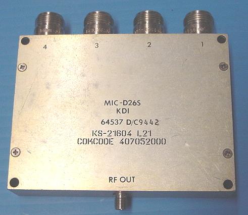 KDI  4 way Power Divider
